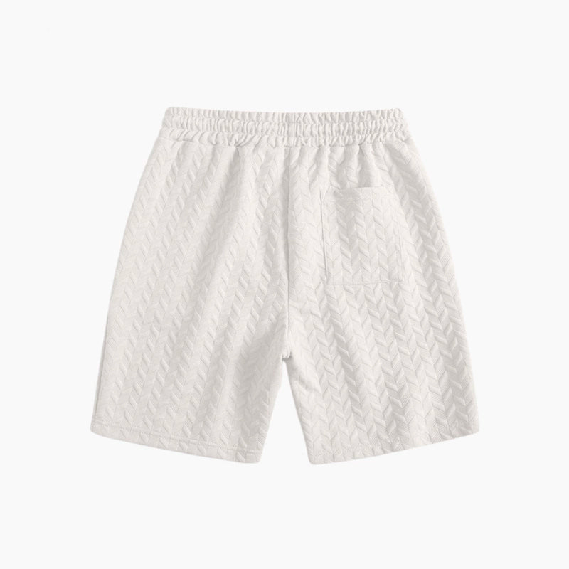 Nachtblau Luxe Herren Sommer Set Elegantes Outfit