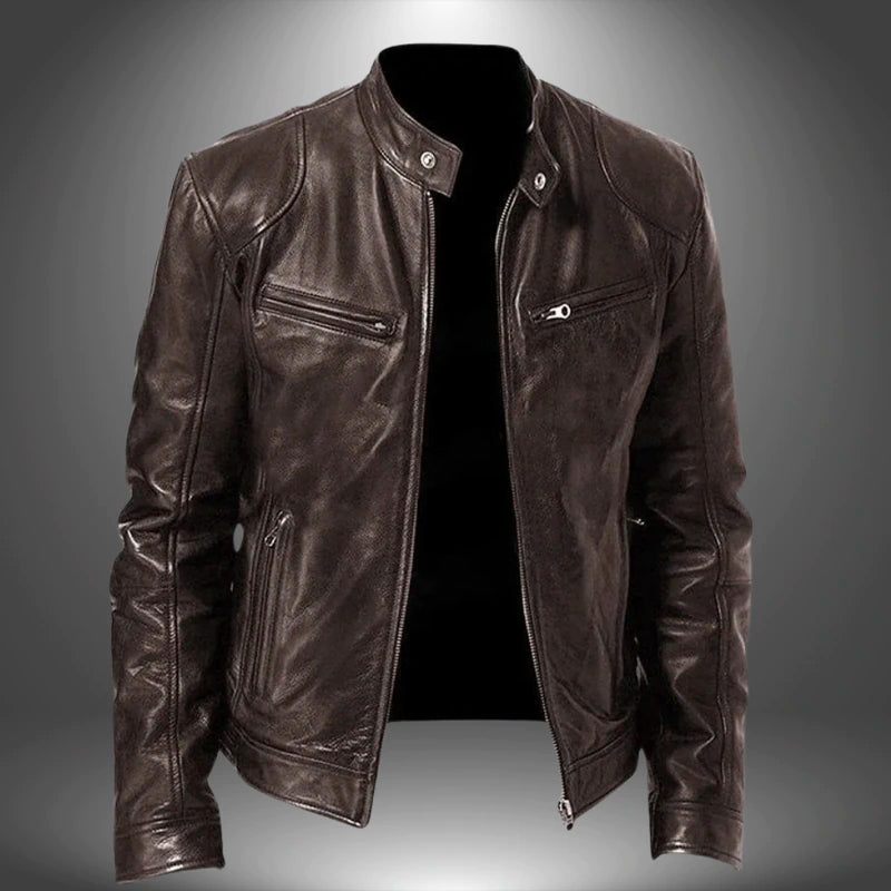 Herren-Lederjacke Moderne Eleganz und Komfort
