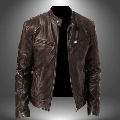 Herren-Lederjacke Moderne Eleganz und Komfort