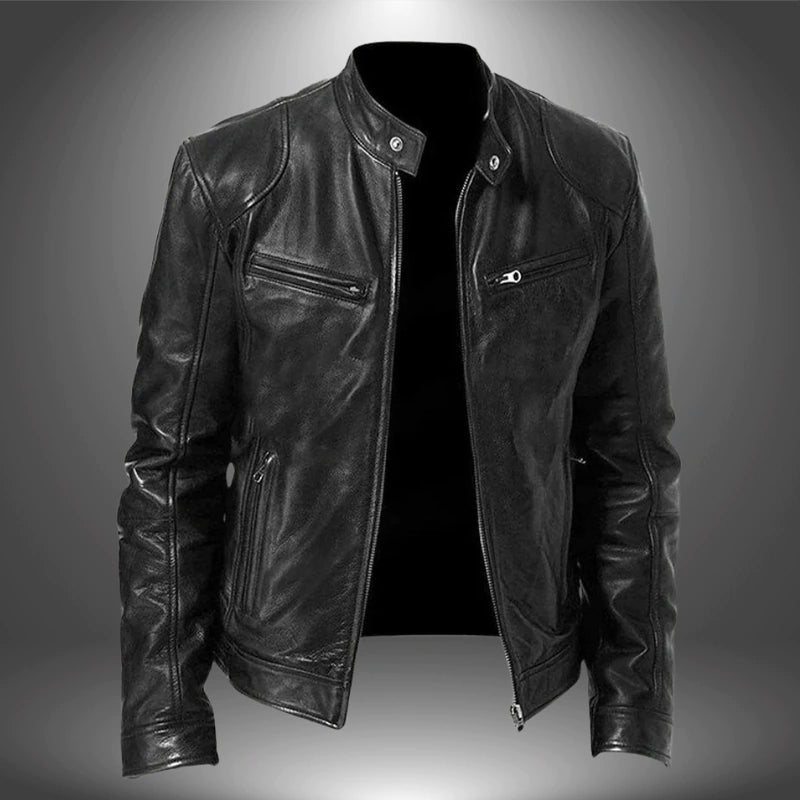 Herren-Lederjacke Moderne Eleganz und Komfort