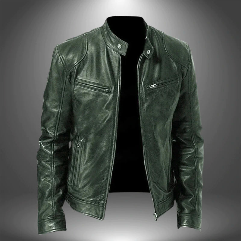 Herren-Lederjacke Moderne Eleganz und Komfort