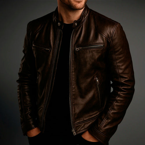 Herren-Lederjacke Moderne Eleganz und Komfort