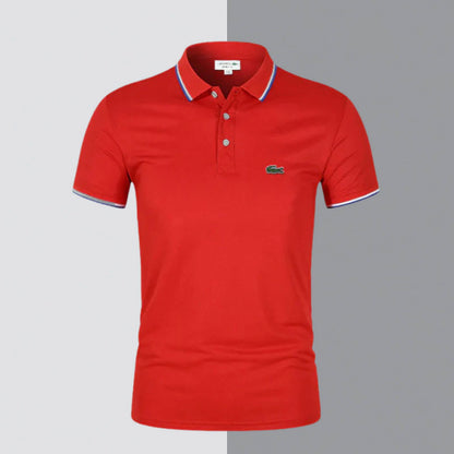 Klassisches Herren-Polo aus Stretch-Baumwolle – Chic